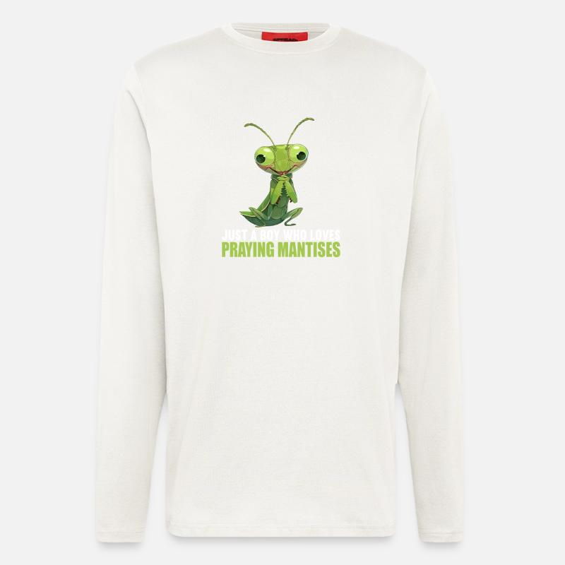 Gottesanbeterinnen Gottesanbeterin - Langarmshirt - made by SPREAD  - OFF WHITE