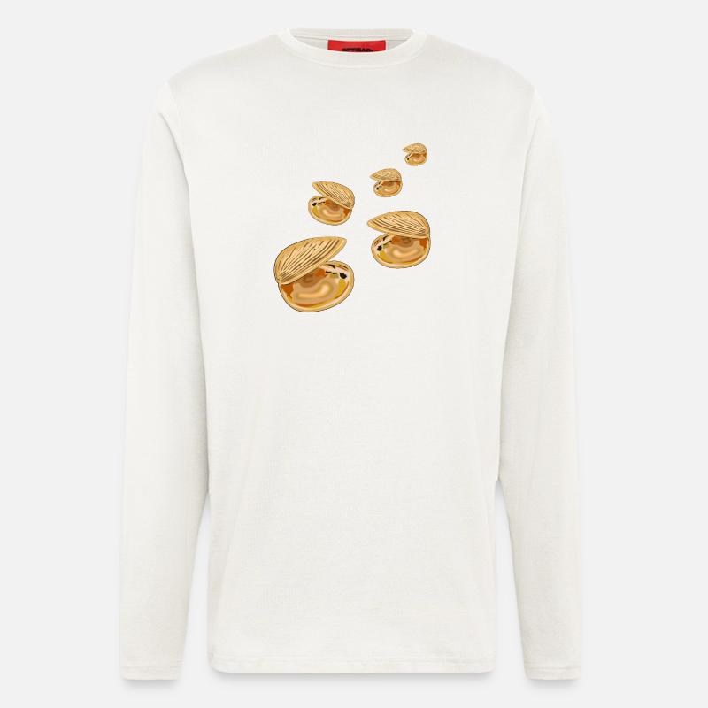 Decorative Shells - Longsleeve - made by SPREAD  - OFF WHITE