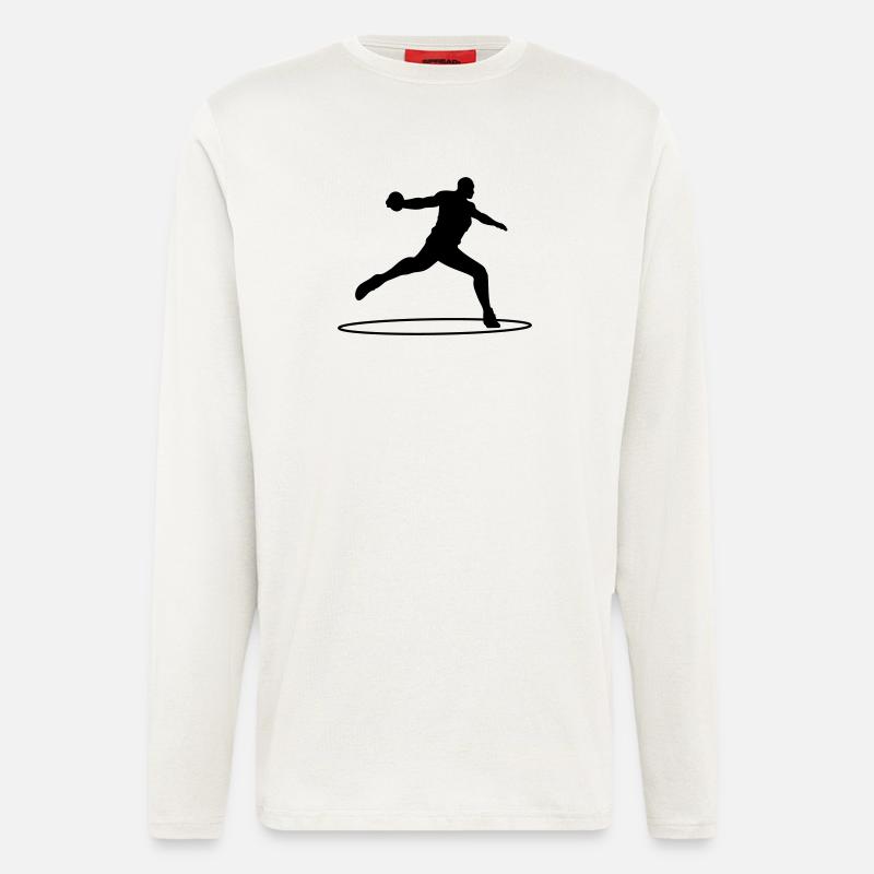 Discus thrower - Longsleeve - made by SPREAD  - OFF WHITE
