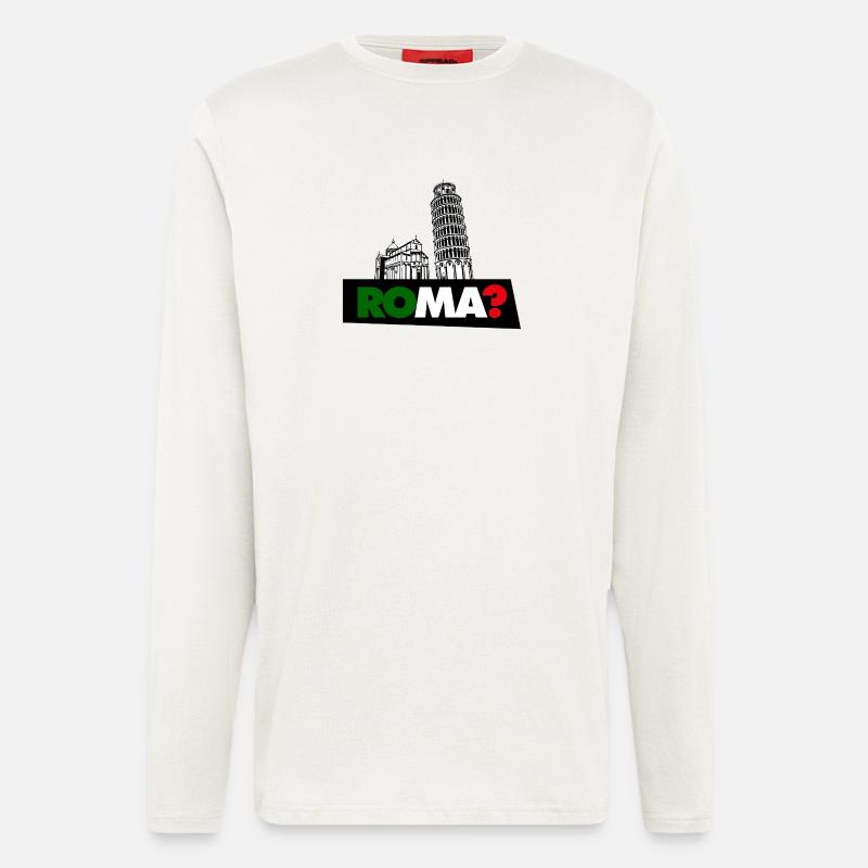 Rom? - Langarmshirt - made by SPREAD  - OFF WHITE