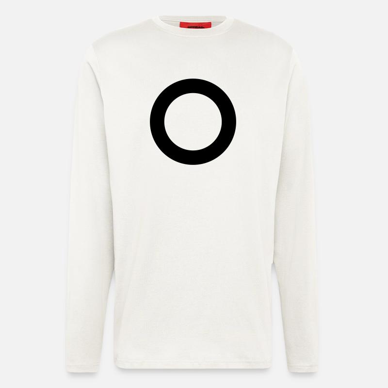 Circular ring - Longsleeve - made by SPREAD  - OFF WHITE
