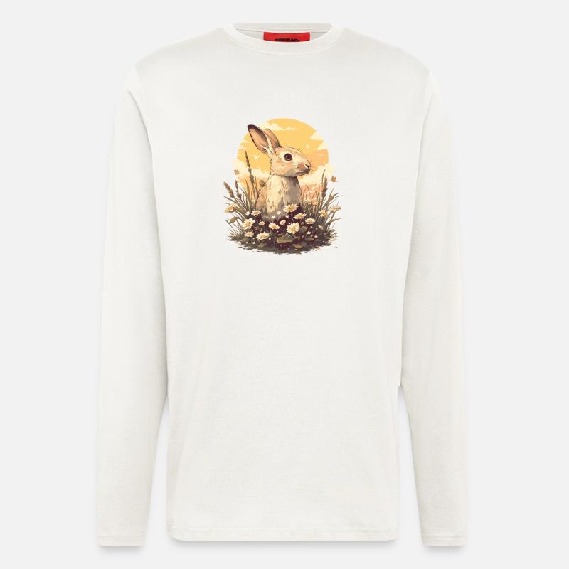 Hasen Hase - Langarmshirt - made by SPREAD  - OFF WHITE