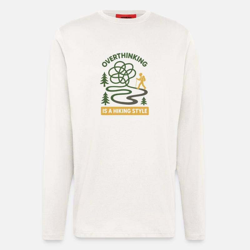 Forest Walk Overthinker Mental Reset - Langarmshirt - made by SPREAD  - OFF WHITE