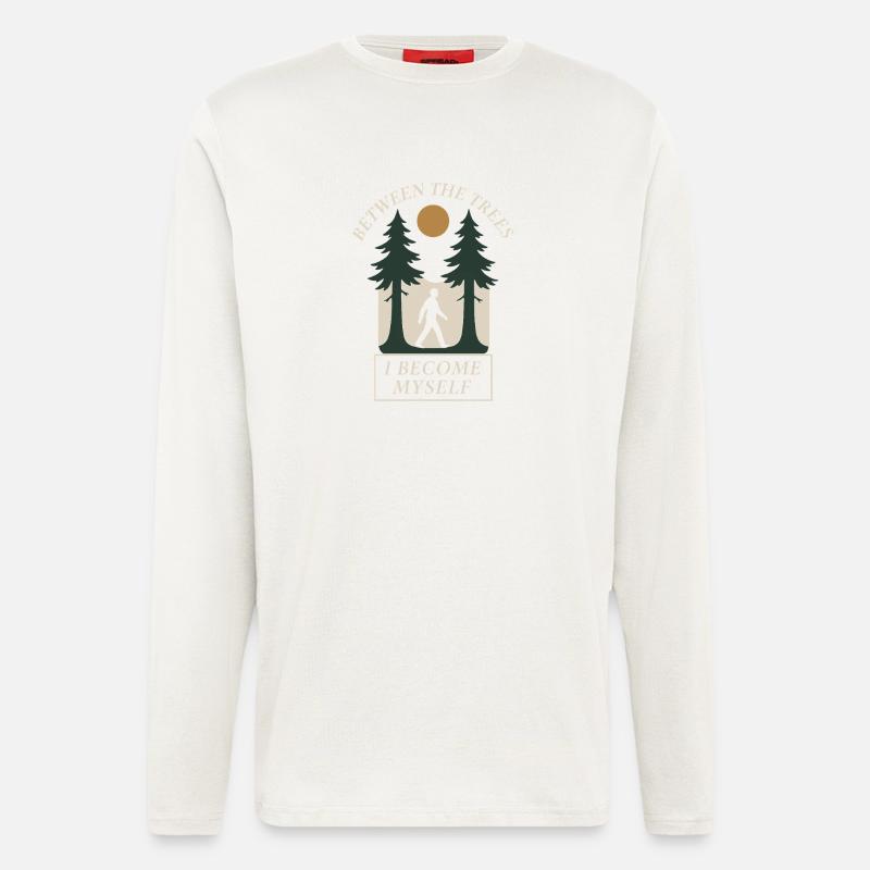 Forest Walk Overthinker Mental Reset - Langarmshirt - made by SPREAD  - OFF WHITE
