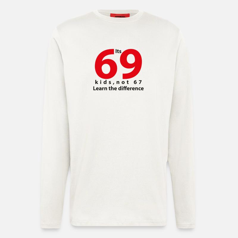 its_69 Note 67 Schwarz - Langarmshirt - made by SPREAD  - OFF WHITE