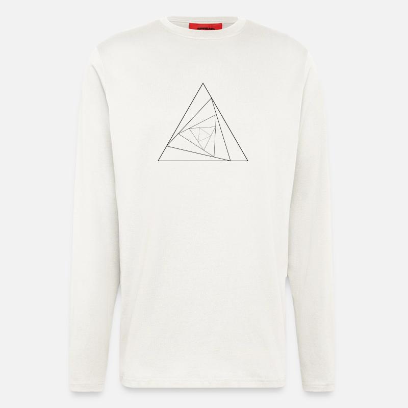 Triangular triangle - Longsleeve - made by SPREAD  - OFF WHITE