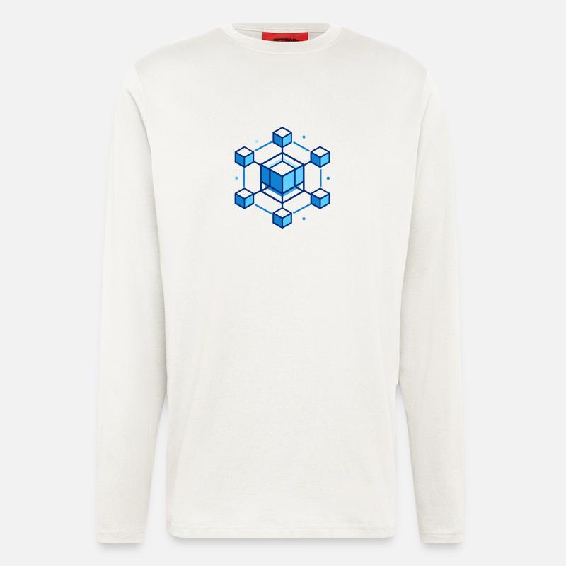 Isometric Cube Meshing - Longsleeve - made by SPREAD  - OFF WHITE