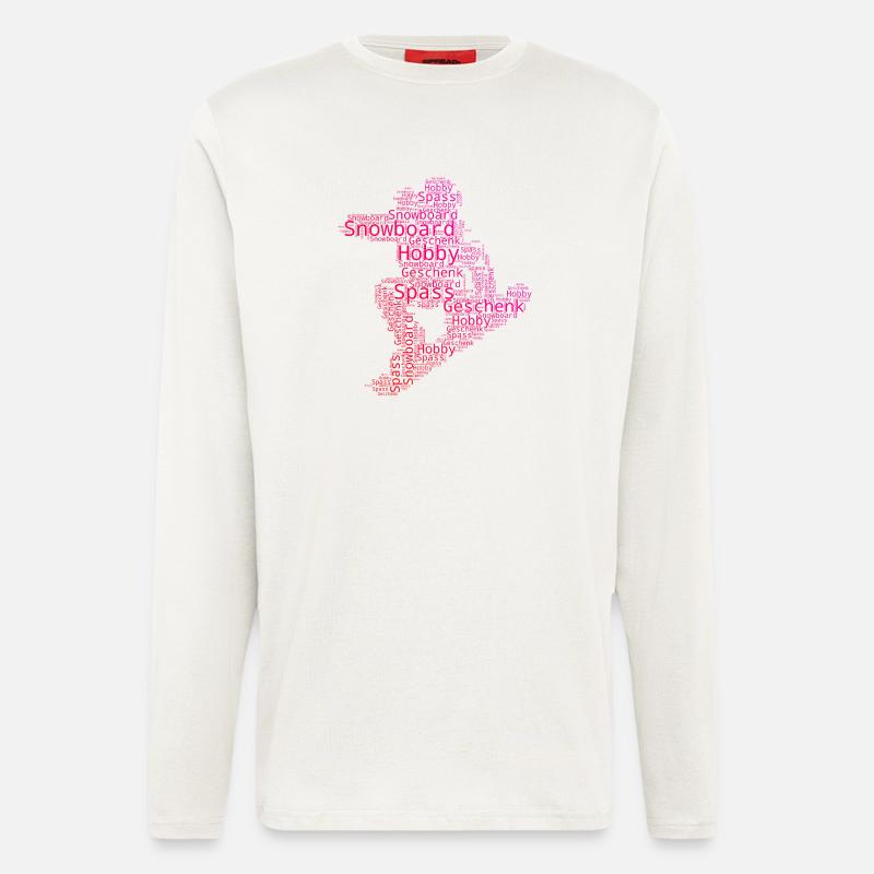 Direct Snowboard Statement - Longsleeve - made by SPREAD  - OFF WHITE