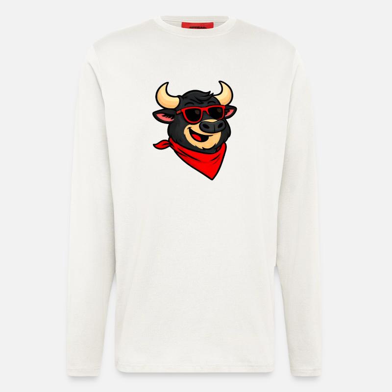 Feria taurus humour - Longsleeve - made by SPREAD  - OFF WHITE