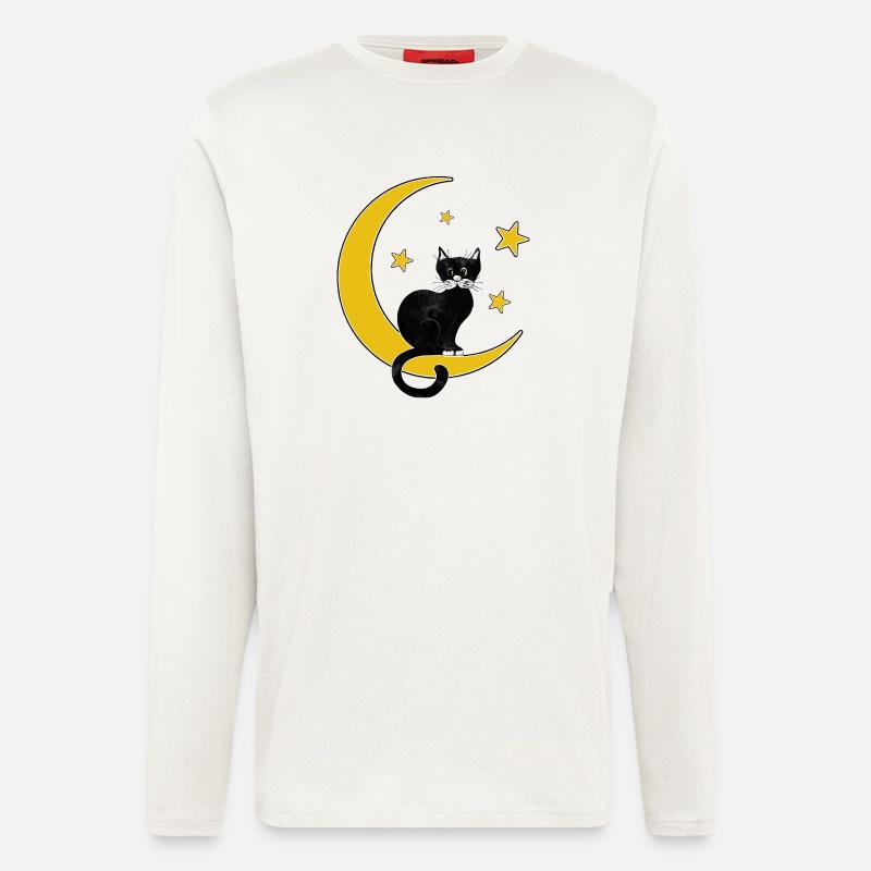 Katze - Langarmshirt - made by SPREAD  - OFF WHITE