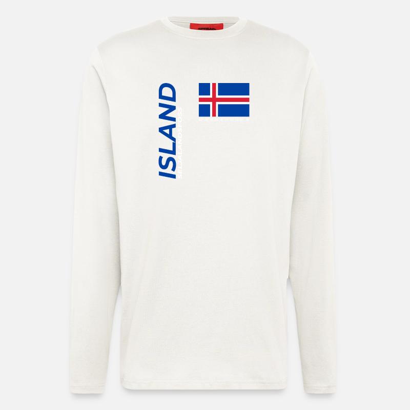 Seljalandsfoss - Longsleeve - made by SPREAD  - OFF WHITE