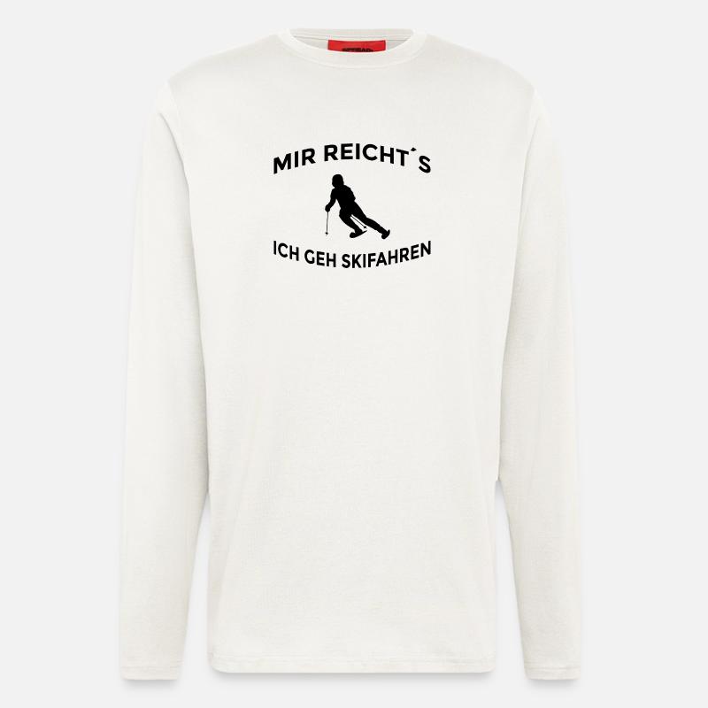 I've had enough, I'm going skiing - Longsleeve - made by SPREAD  - OFF WHITE