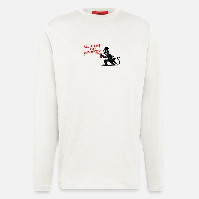 Spray monkey in graffiti style - Longsleeve - made by SPREAD  - OFF WHITE