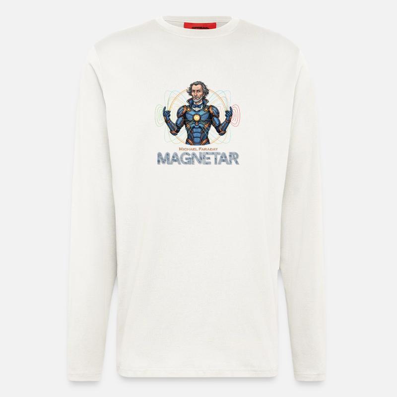Faraday Magnetar in Rüstung - Langarmshirt - made by SPREAD  - OFF WHITE