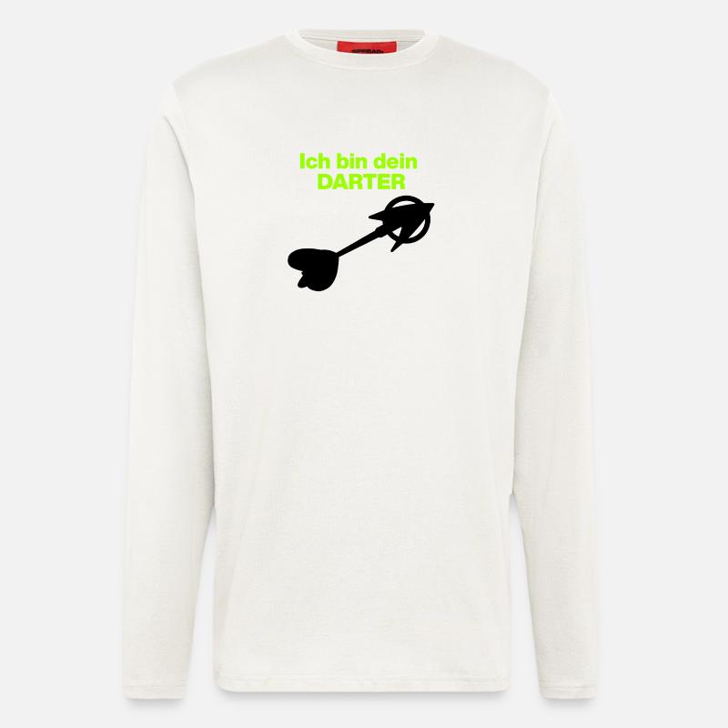 Ich bin dein Darter – Space Edition - Langarmshirt - made by SPREAD  - OFF WHITE