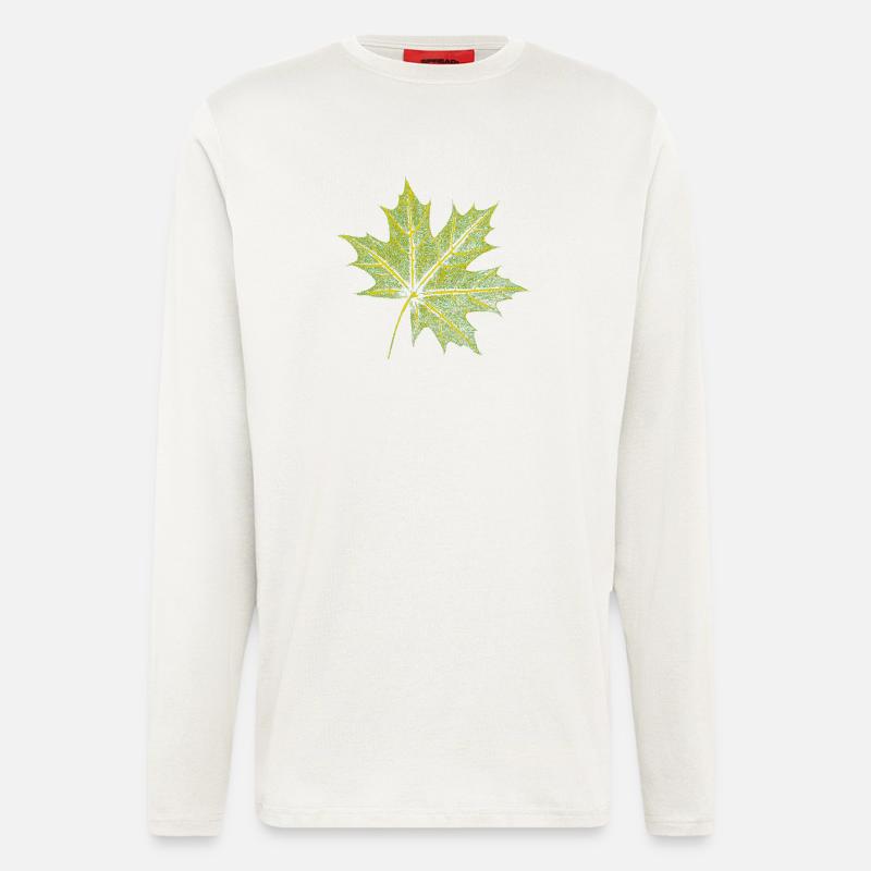 Maple Leaf - Forest & Nature BOTANIK - Longsleeve - made by SPREAD  - OFF WHITE
