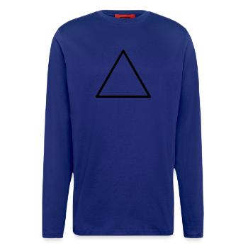 Triangle - Manches longues bio décontracté fabriqué en UE - OFF WHITE - Devant