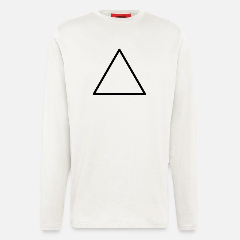 Dreieck - Langarmshirt - made by SPREAD  - OFF WHITE