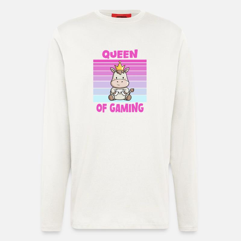 Game Queen Controller - Longsleeve - made by SPREAD  - OFF WHITE