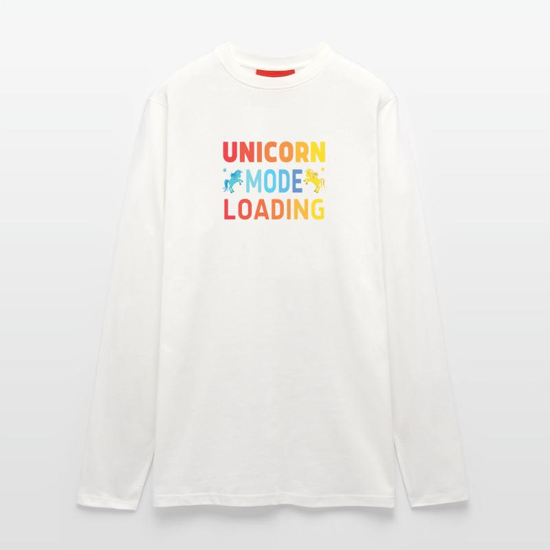 Unicorn mode loading Langarmshirt - made by SPREAD 