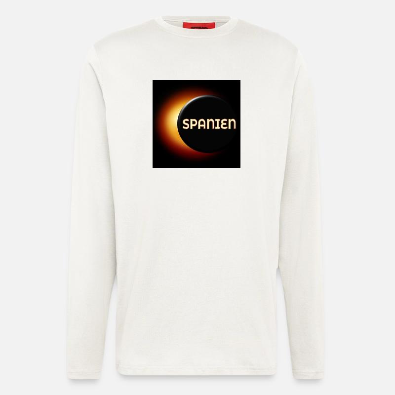 Total Solar Eclipse Spain 2026 - Longsleeve - made by SPREAD  - OFF WHITE