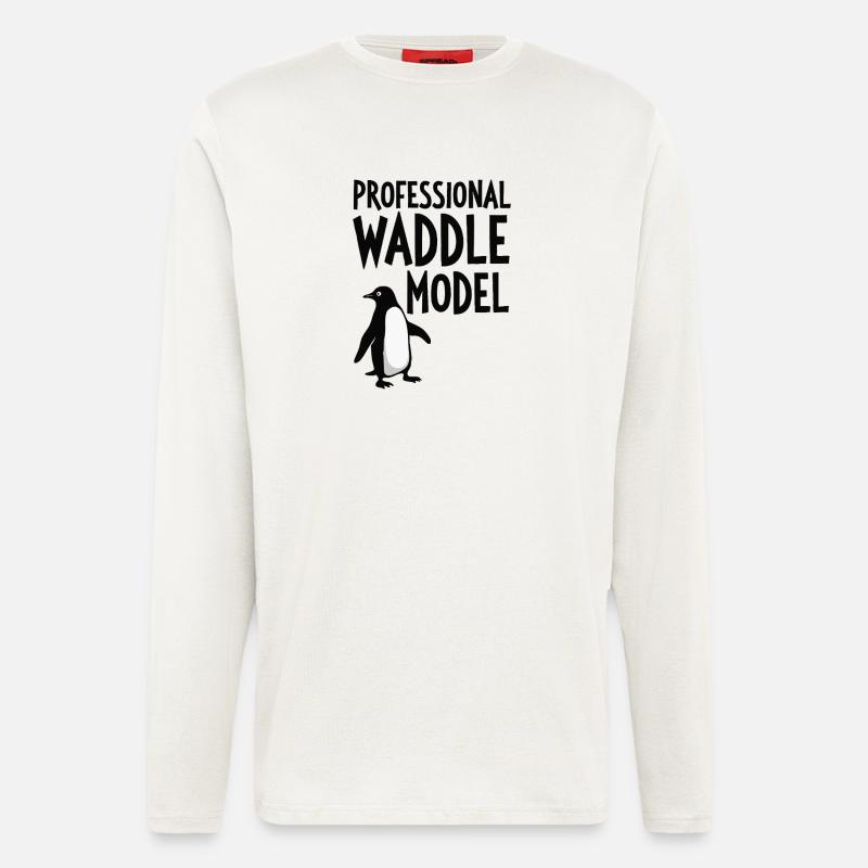 Professional Waddle Model  - Langarmshirt - made by SPREAD  - OFF WHITE