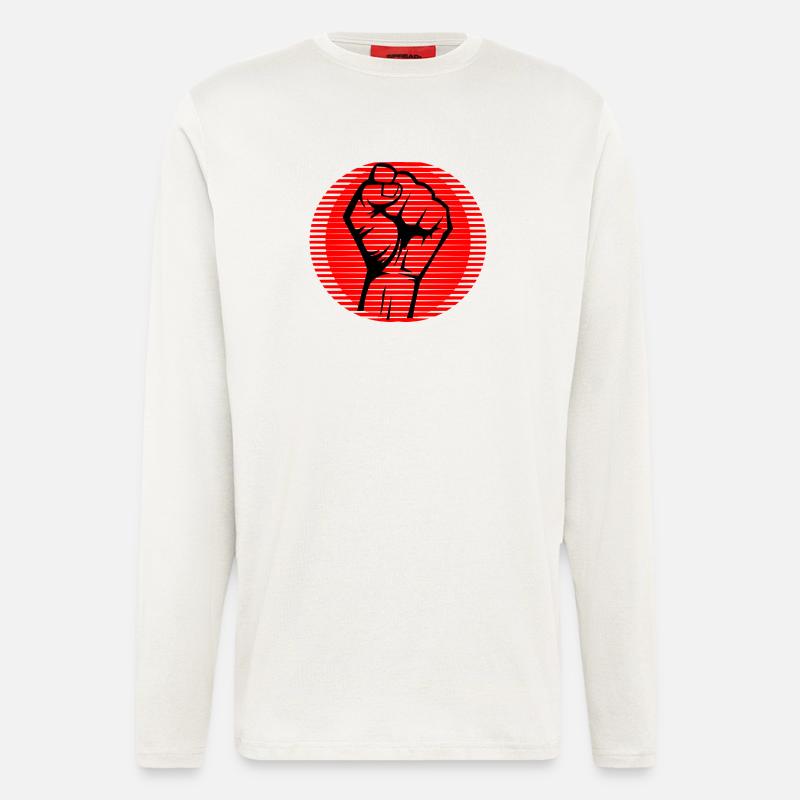 Fight! - Langarmshirt - made by SPREAD  - OFF WHITE