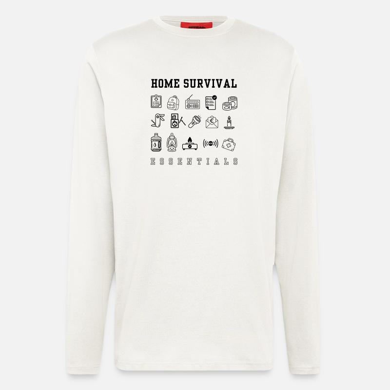 Emergency plan - doomsday - Longsleeve - made by SPREAD  - OFF WHITE
