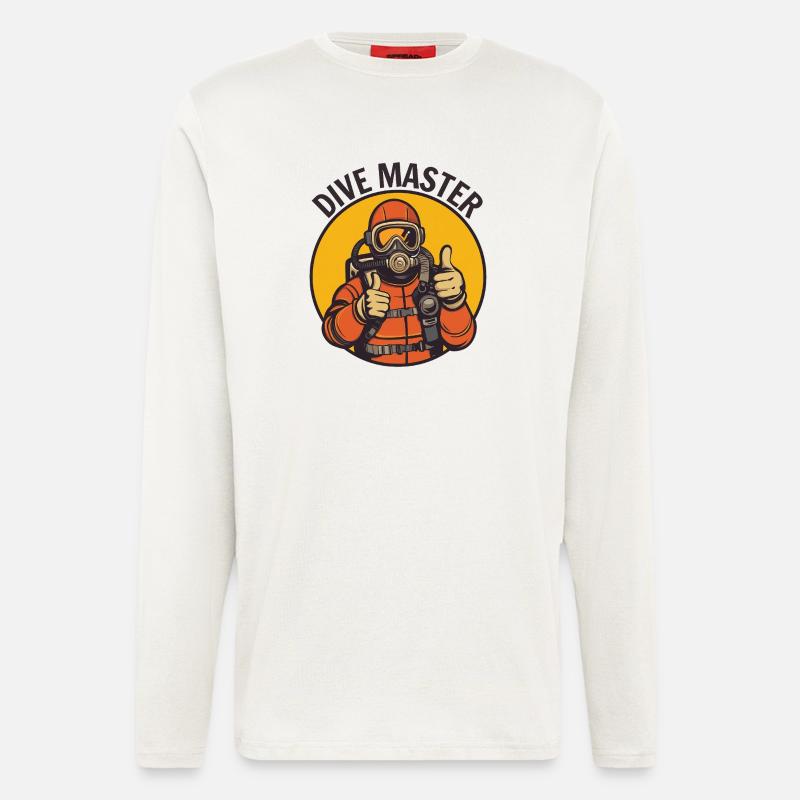 Dive Master Diver - Longsleeve - made by SPREAD  - OFF WHITE