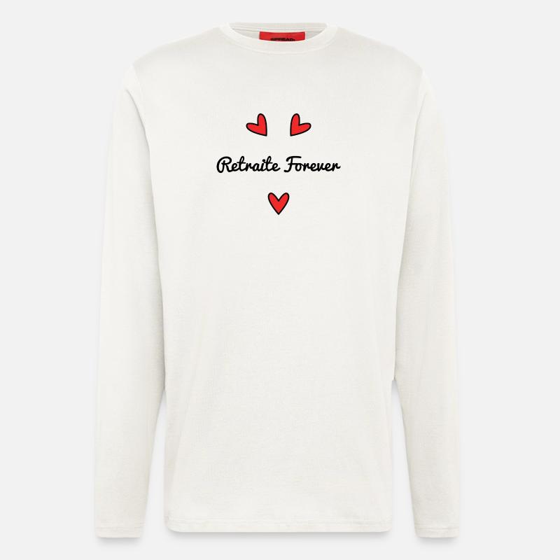 RUHESTAND. RUHESTAND. PENSIONIERT. RUHESTAND - Langarmshirt - made by SPREAD - OFF WHITE