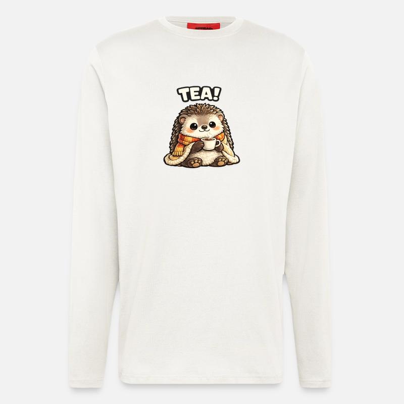 H Hedgehog Tee Time Cozy - Longsleeve - made by SPREAD  - OFF WHITE