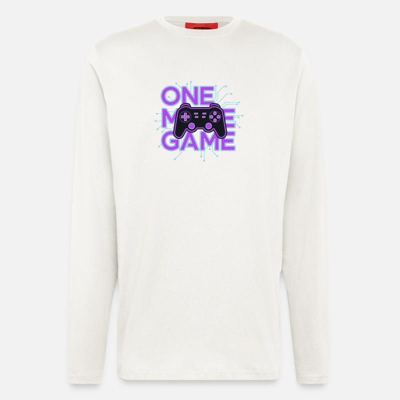 One Game Controller Neon Circuit - Longsleeve - made by SPREAD  - OFF WHITE