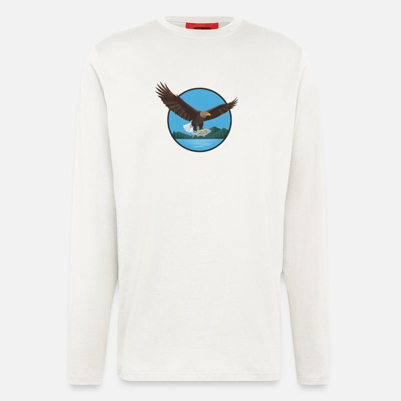 White-tailed eagle eagle - Longsleeve - made by SPREAD  - OFF WHITE