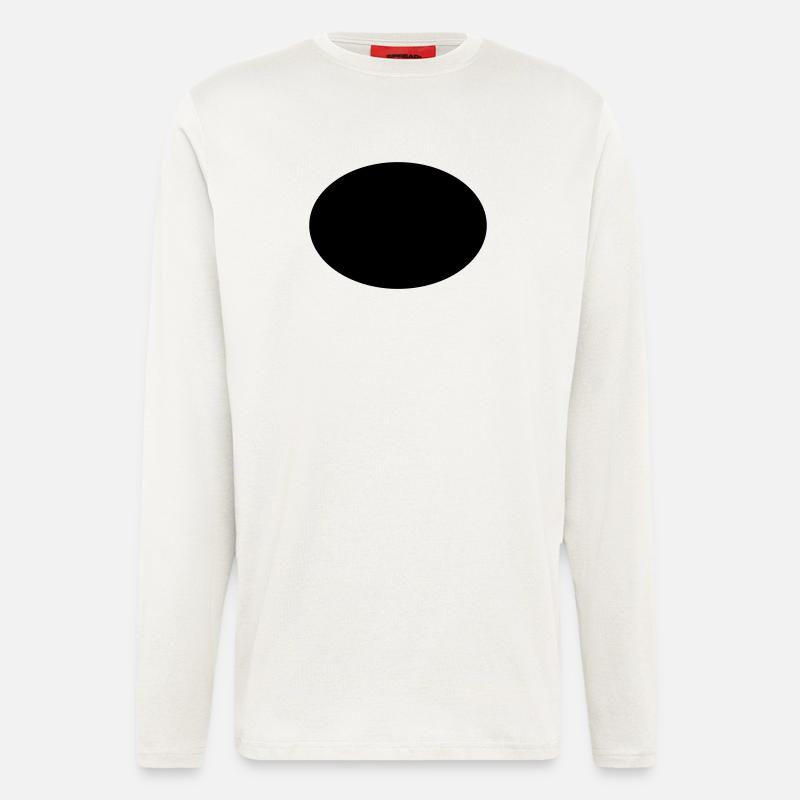Ellipse oder Oval - Langarmshirt - made by SPREAD  - OFF WHITE