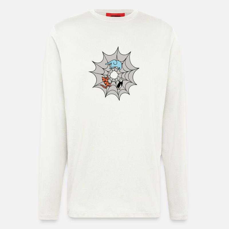 Spider web - Longsleeve - made by SPREAD  - OFF WHITE