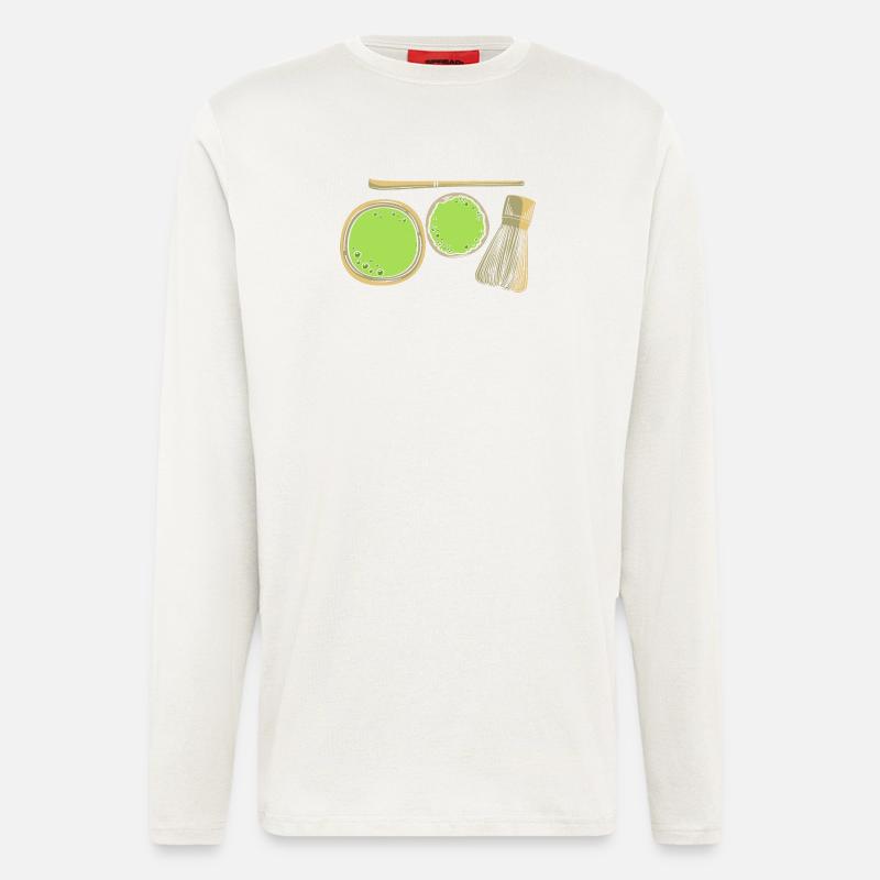 Matcha Tee - Langarmshirt - made by SPREAD  - OFF WHITE
