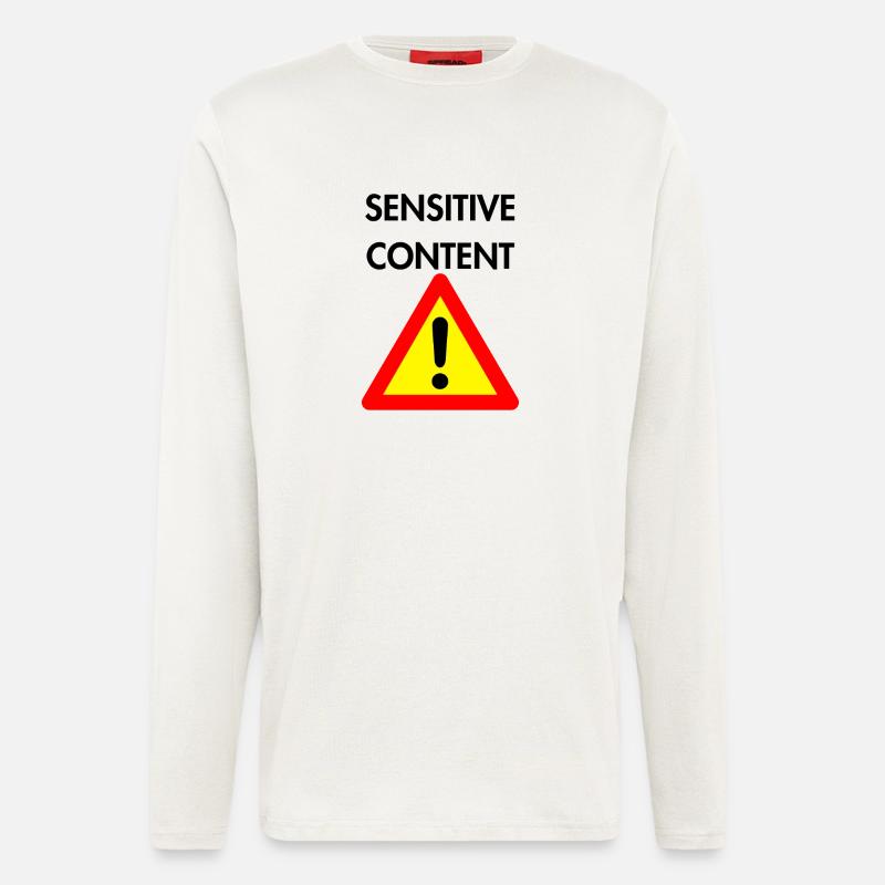 Sensitive Content - Longsleeve - made by SPREAD  - OFF WHITE