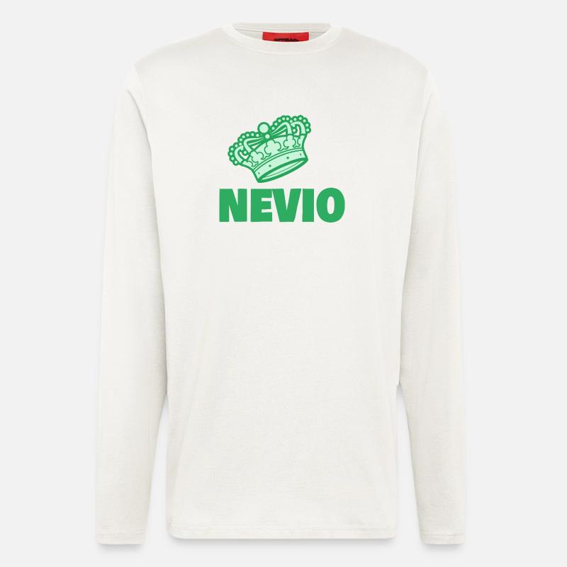 Nevio as a first name - Longsleeve - made by SPREAD  - OFF WHITE