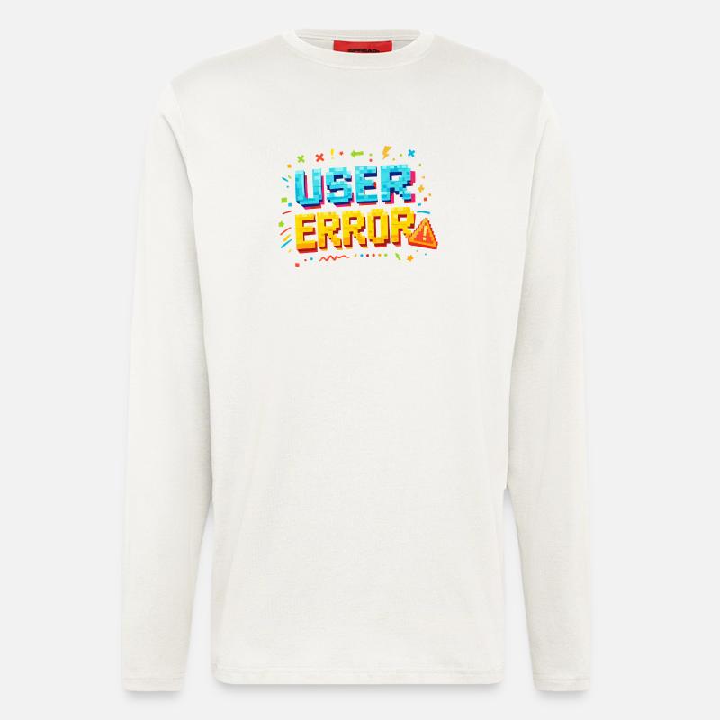 User Error Pixel Art - Longsleeve - made by SPREAD  - OFF WHITE