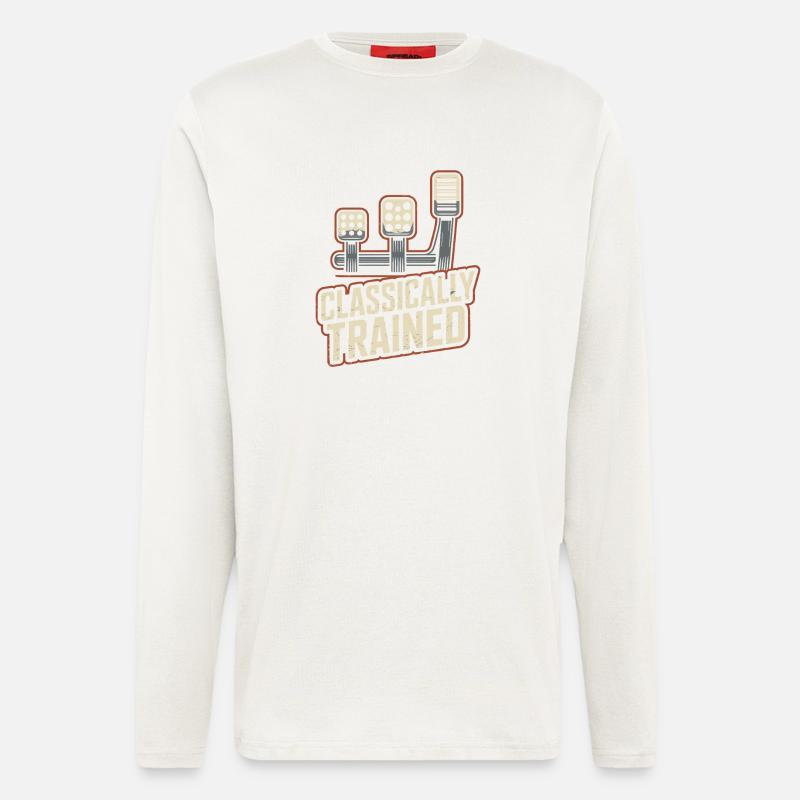 Classically Trained Petrolhead KFZ Mechaniker - Langarmshirt - made by SPREAD  - OFF WHITE