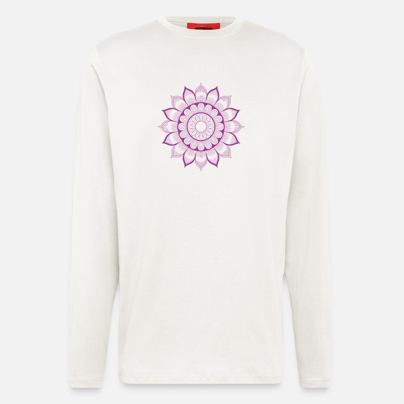 Mandala - Langarmshirt - made by SPREAD  - OFF WHITE