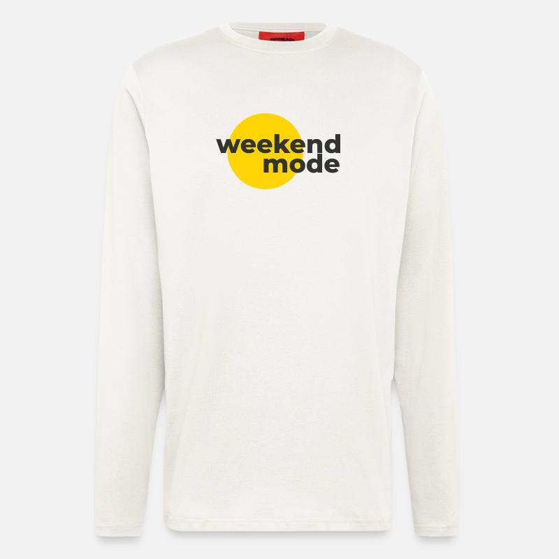 Weekend Mode - Langarmshirt - made by SPREAD  - OFF WHITE