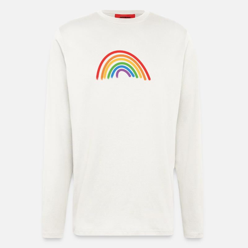 Rainbow Gift Idea - Longsleeve - made by SPREAD  - OFF WHITE