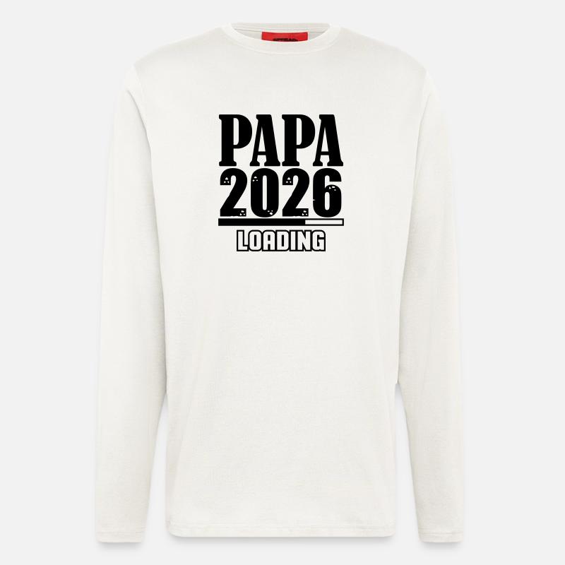 Papa 2026 Loading - Longsleeve - made by SPREAD  - OFF WHITE