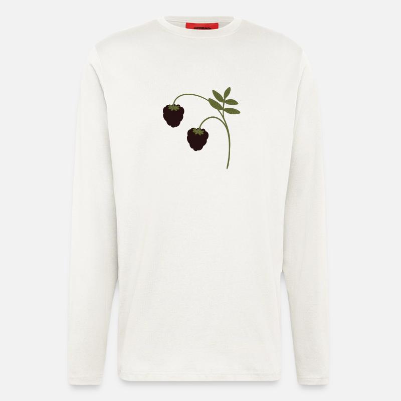 Brombeeren - Langarmshirt - made by SPREAD  - OFF WHITE