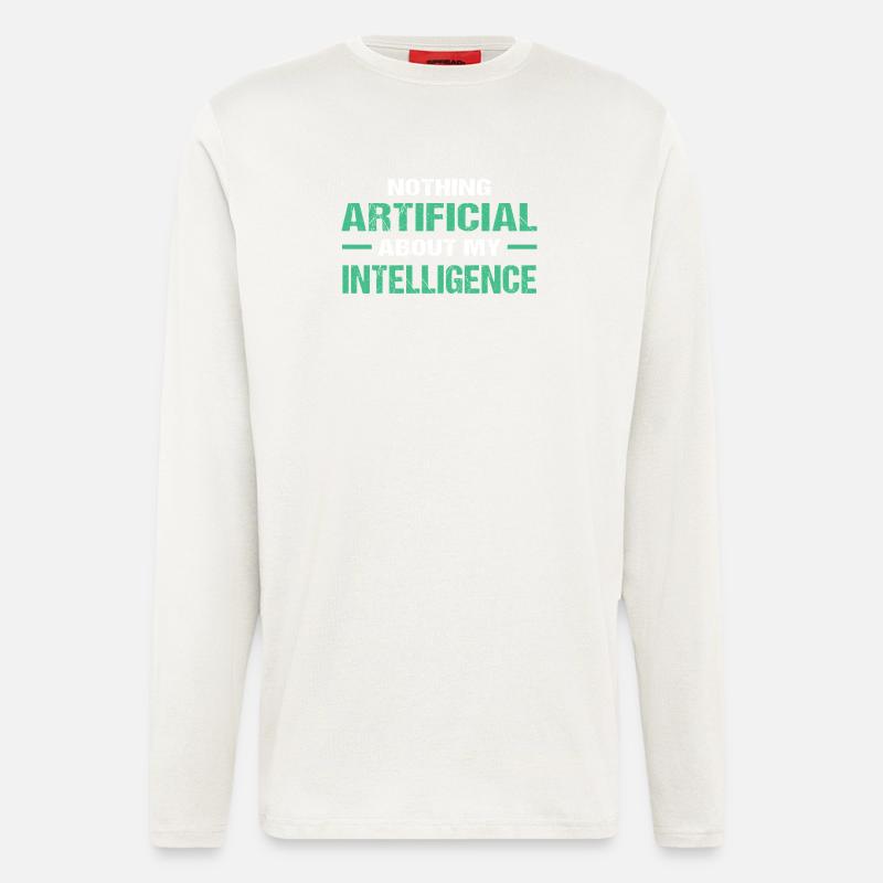 GPT Artificial Intelligence - Longsleeve - made by SPREAD  - OFF WHITE