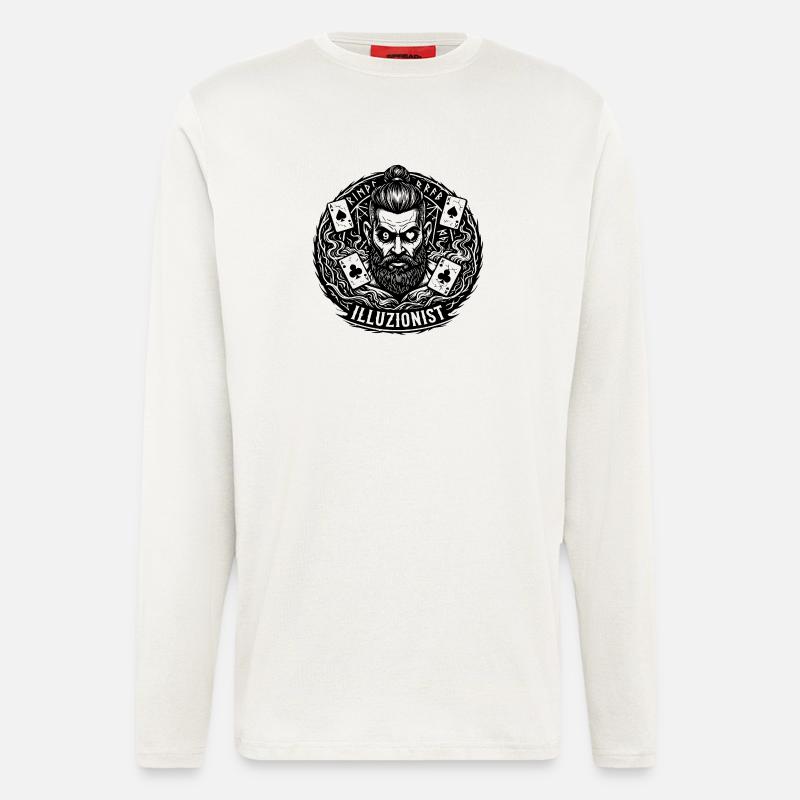 Wikinger Zauberer - Langarmshirt - made by SPREAD  - OFF WHITE