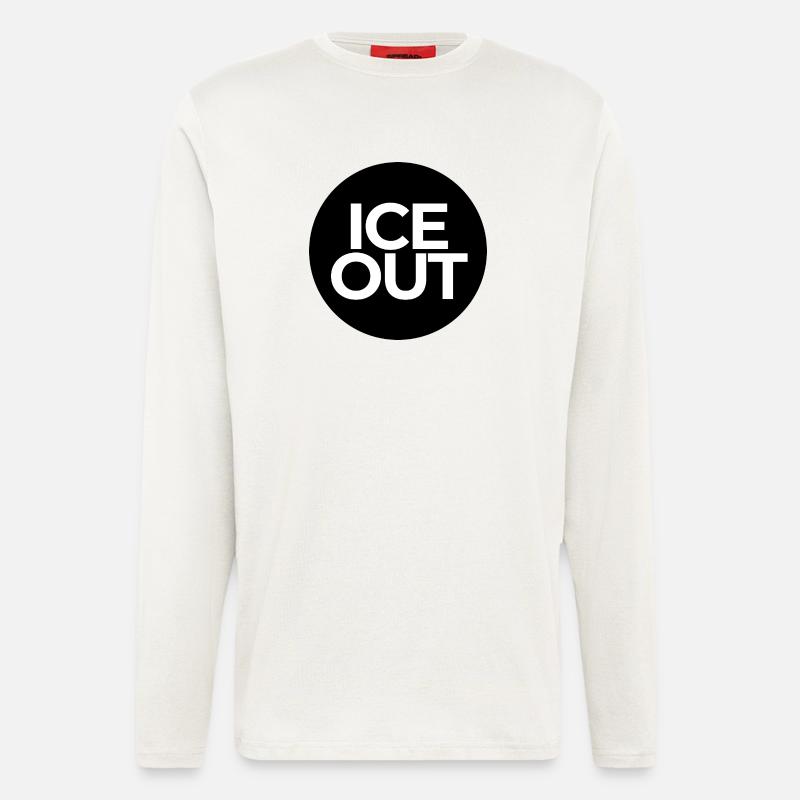 I C E OUT  - Langarmshirt - made by SPREAD  - OFF WHITE