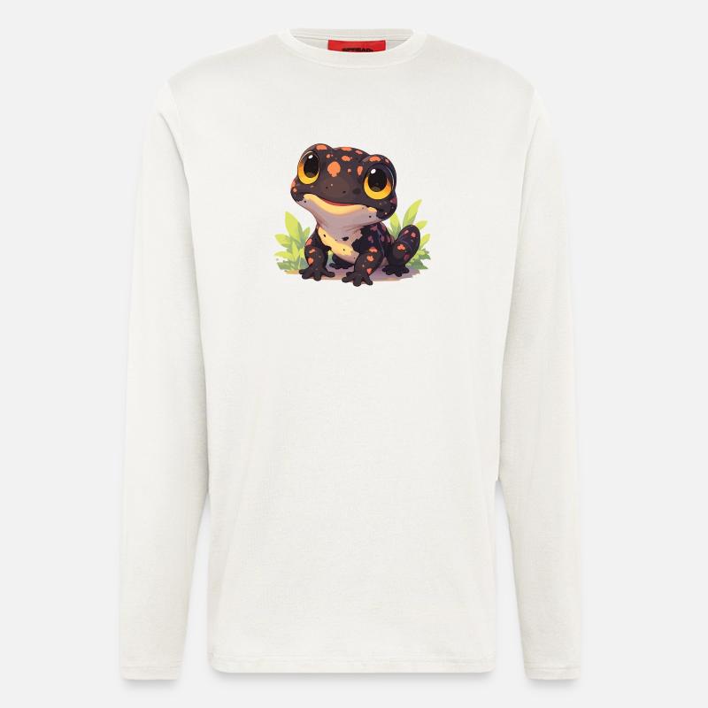 Feuersalamander Salamander - Langarmshirt - made by SPREAD  - OFF WHITE