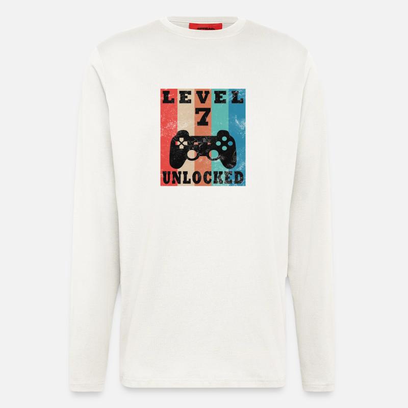 Level 7 Unlocked Retro Controller - Longsleeve - made by SPREAD  - OFF WHITE